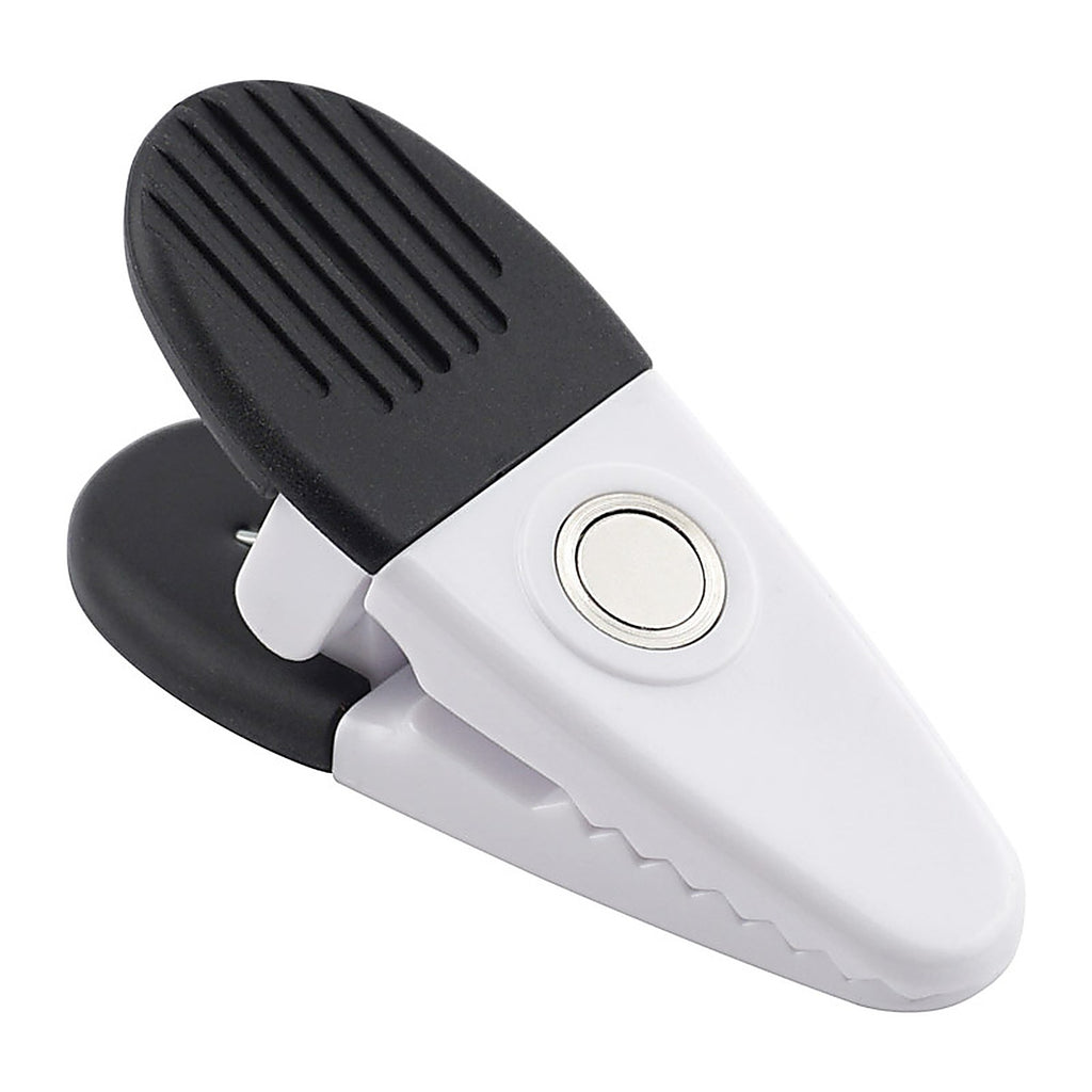 Magnet Source - 07523 - 3.5 In. L X 1.25 In. W Black/White Magnetic Clips 2 Piece