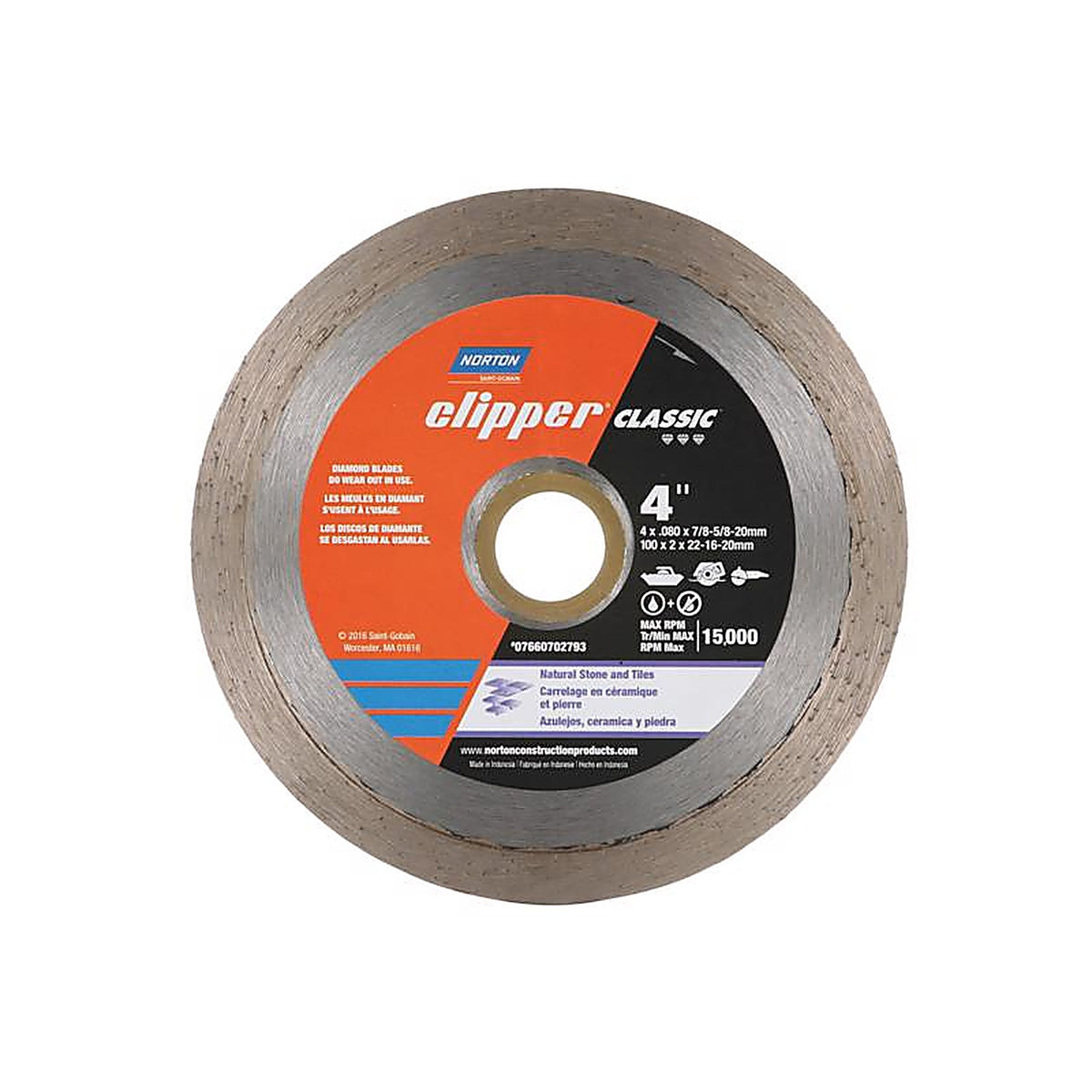Norton 7660702793 Classic Diamond Continuous Rim Circular Saw Blade 1