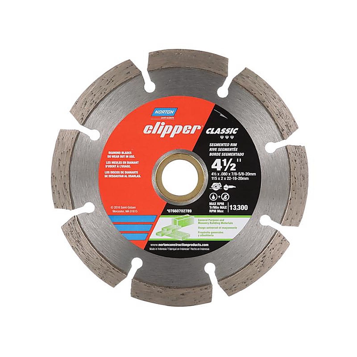Norton 7660702789 Diamond Segmented Rim Diamond Saw Blade 1