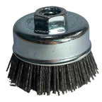 Dico 7200004 3 in. Dia. x 5/8-11 in. x 1/4 Dia. Crimped Nylon Mandrel Mounted Cup Brush 12500 rpm