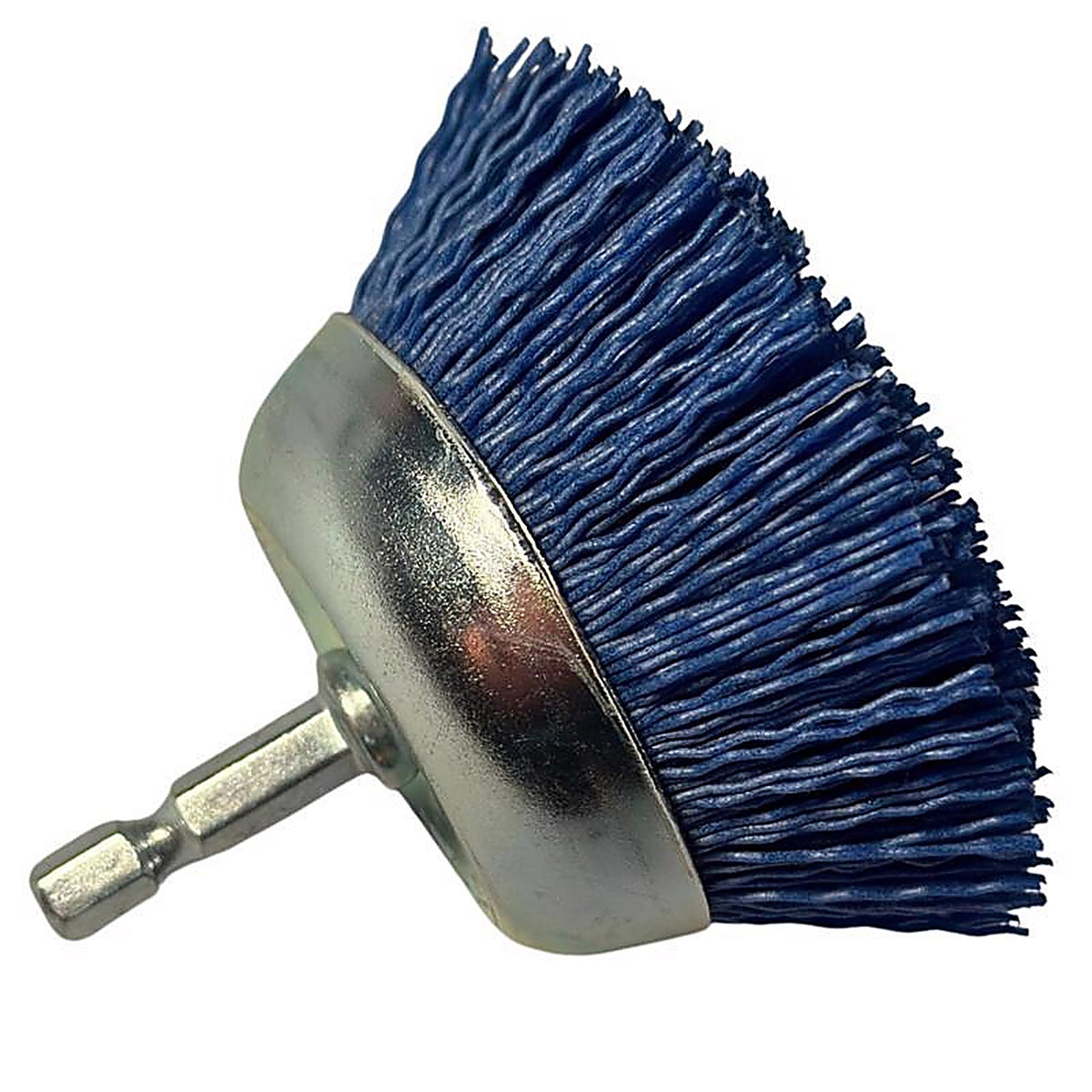 Dico - 7500034 - Nyalox 2.5 In. D X 1/4 In. X 1/4 In. D Crimped Nylon Mandrel Mounted Cup Brush 4500 Rpm 1 Piece