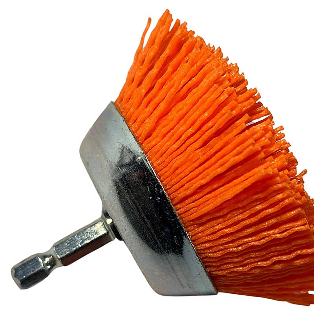 Dico - 7500034 - Nyalox 2.5 In. D X 1/4 In. X 1/4 In. D Crimped Nylon Mandrel Mounted Cup Brush 4500 Rpm 1 Piece