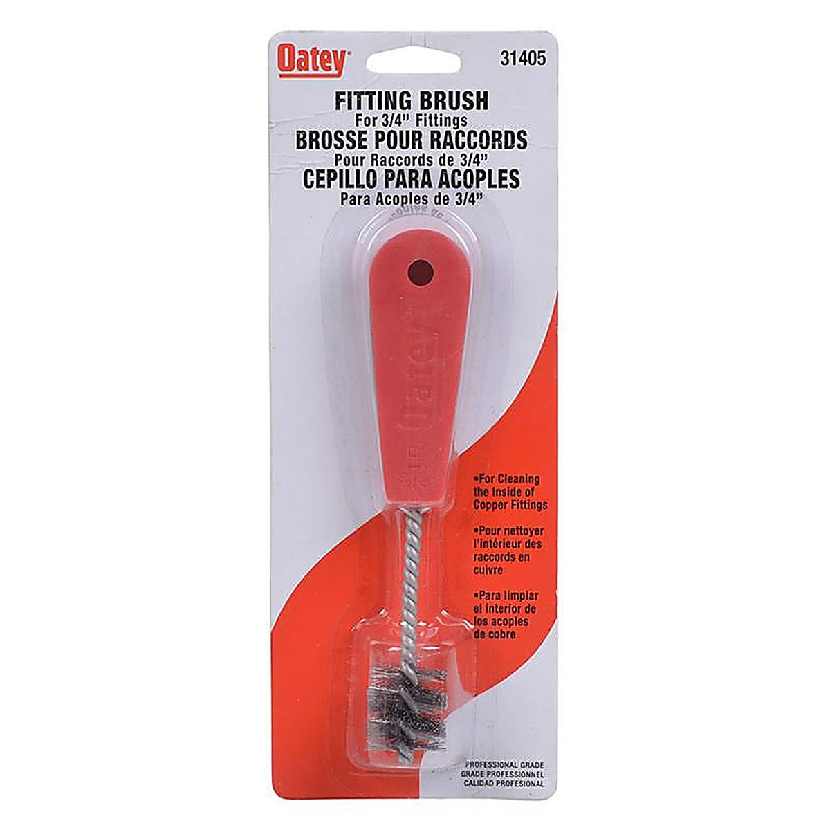 Oatey - 31405 - Fitting Brush Carbon Steel 1 Piece