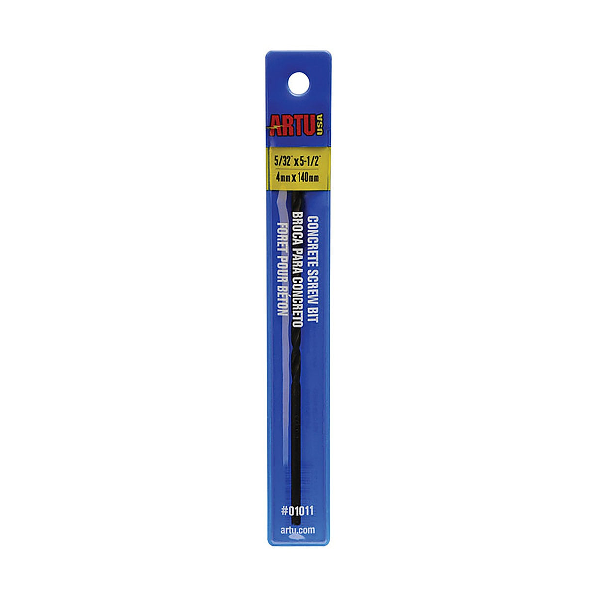 Artu 1011 5/32 in. x 5-1/2 in. L Tungsten Carbide Tipped Multi-Purpose Drill Bit 1/pc.