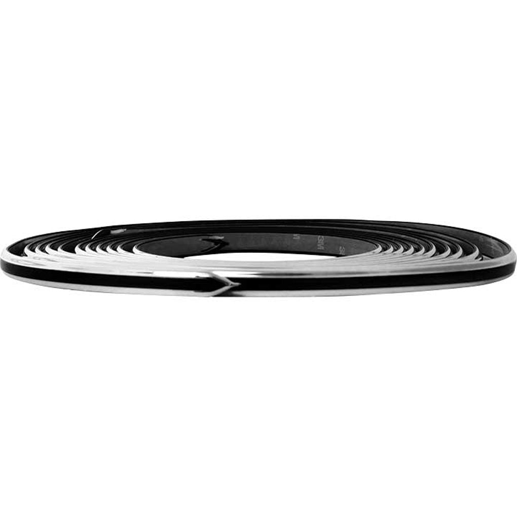 Cowles Protekto Trim 25-530-01 Fine Line Body Side Molding Series 5/8in. , 2-13ft. Kit, Black/Chrome