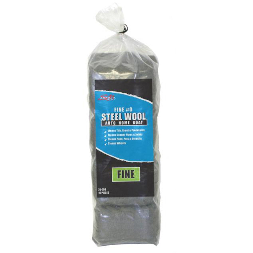 SM Arnold 25-790 Steel Wool, Grade 0 Fine