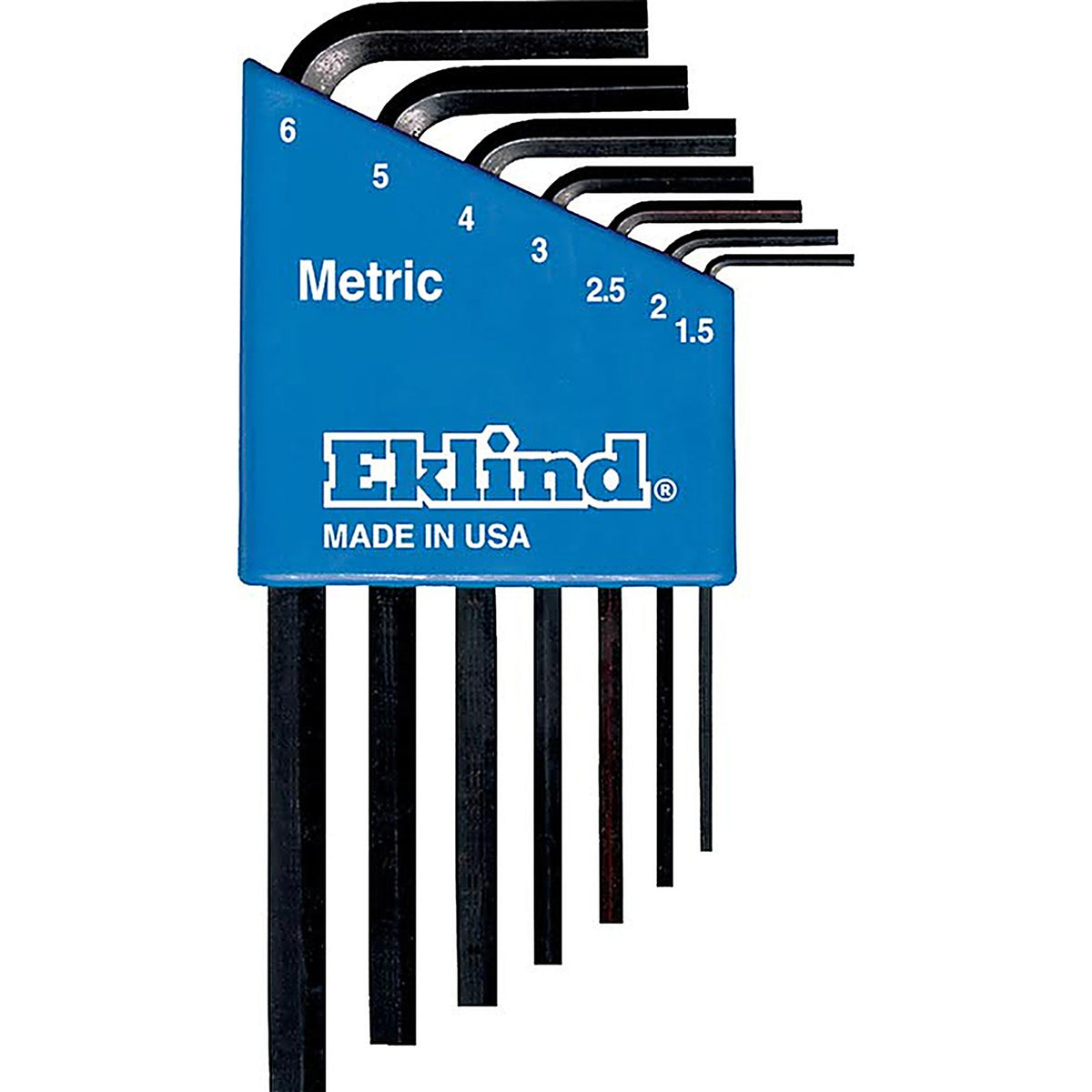 Eklind Tool 10507 Assorted Metric Short Arm Hex L-Key Set 7/pc.