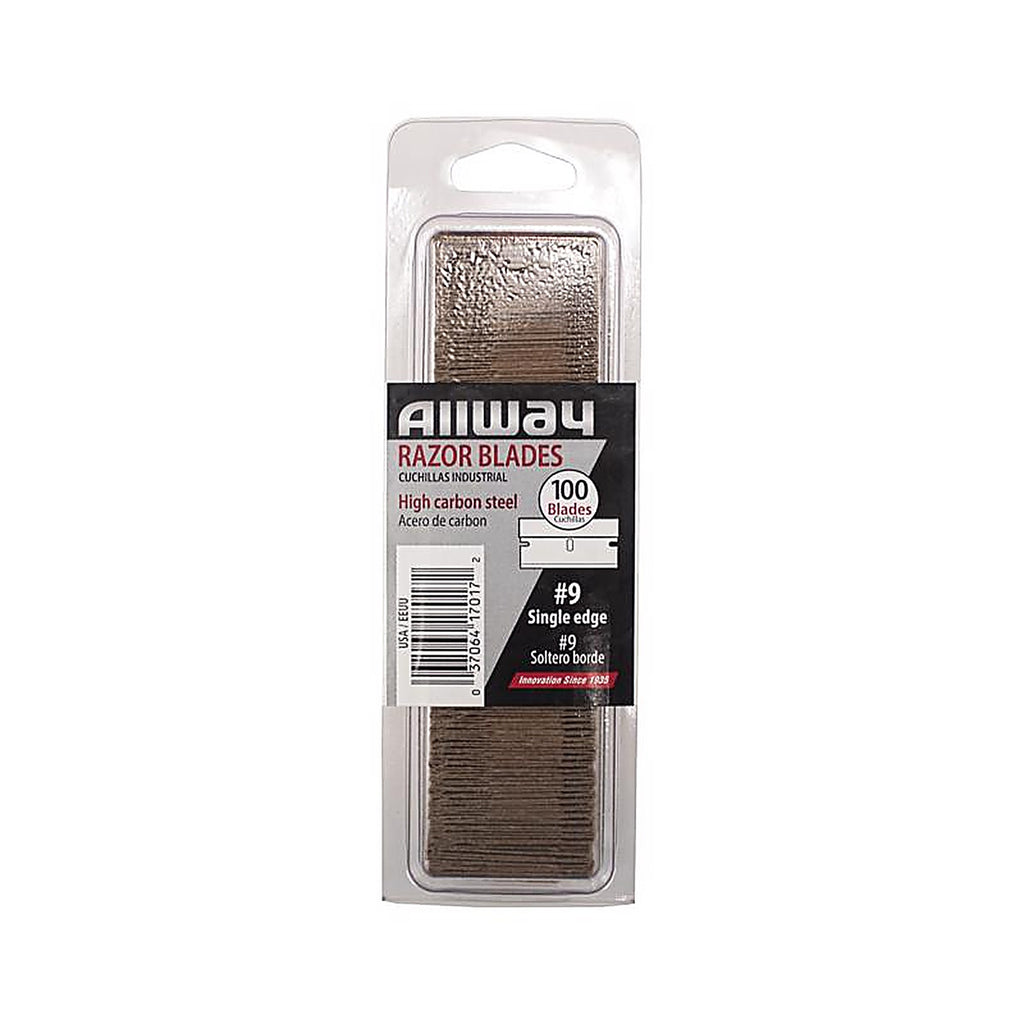 Allway - SEB100VP - Steel Single Edge Razor Blade 1-9/16 In. L 100 Pack