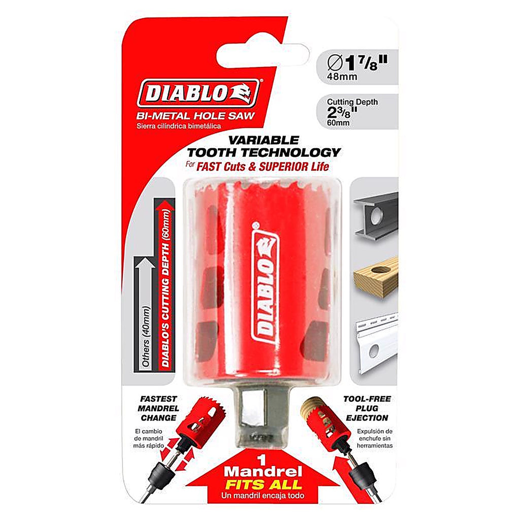 Diablo DHS1875 1-7/8 in. Bi-Metal Hole Saw 1 pc