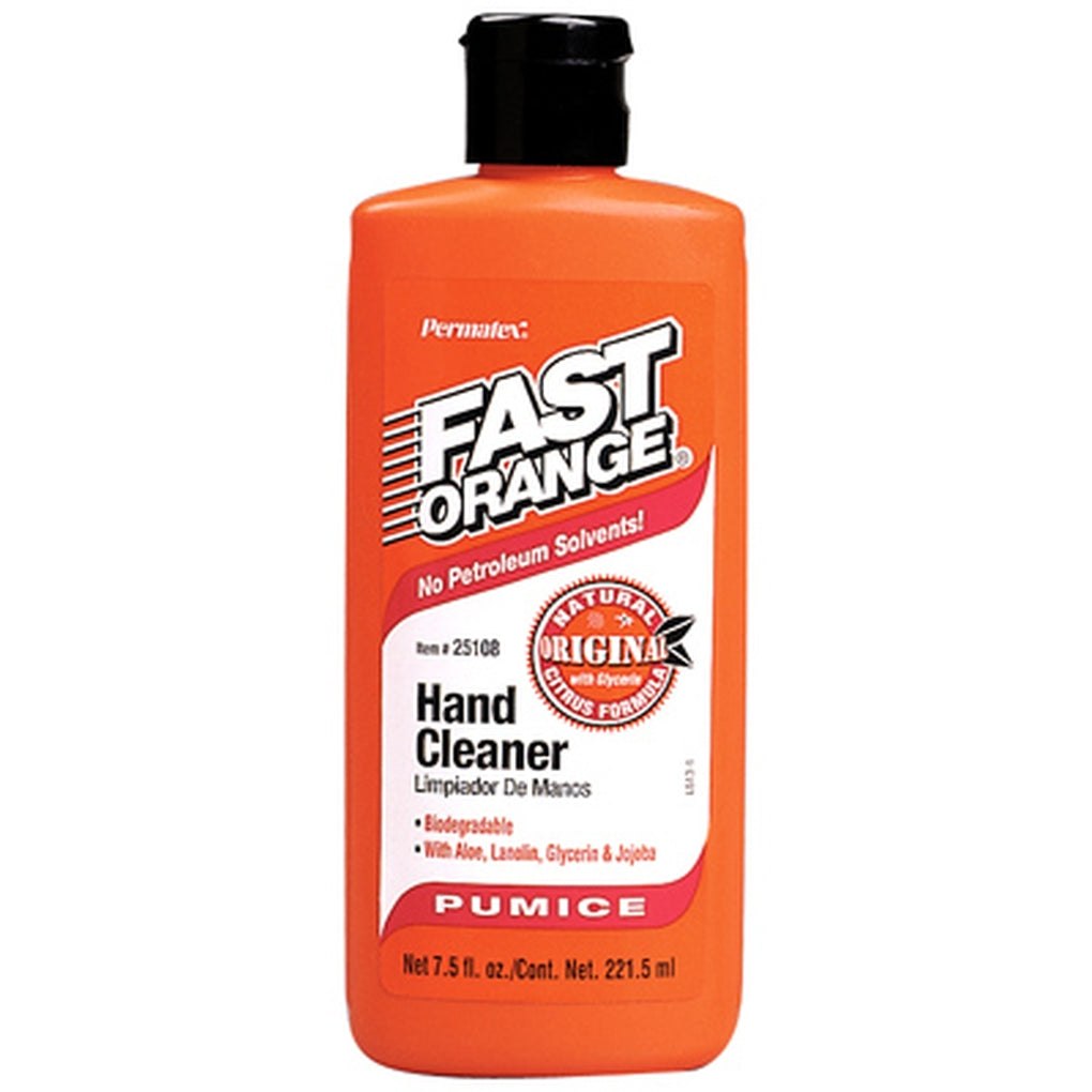 Permatex 25108 Fast Orange Fine Pumice Lotion Hand Cleaner 7.5 fl. oz.