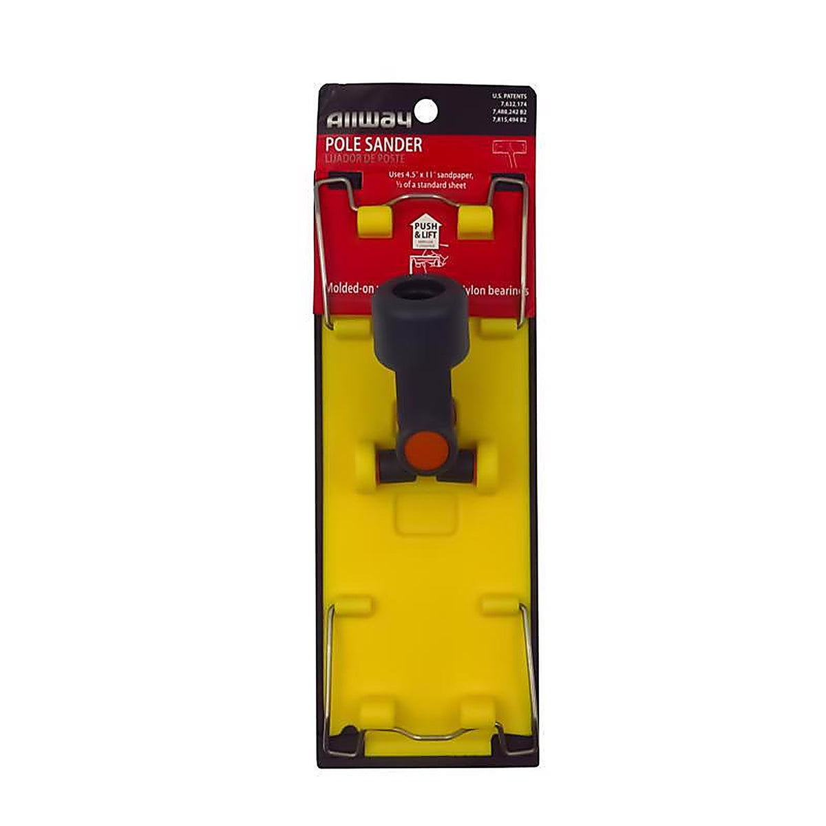 Allway - UPS - Polypropylene Pole Sander 3.25 In. W X 9.38 In. L