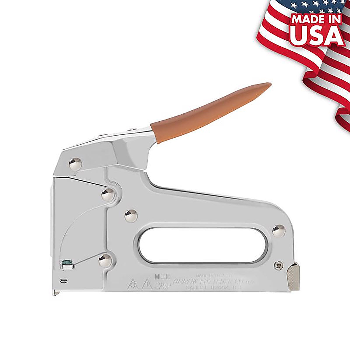 Arrow Fastener T25 Round Wiring Tacker Staple Gun Silver