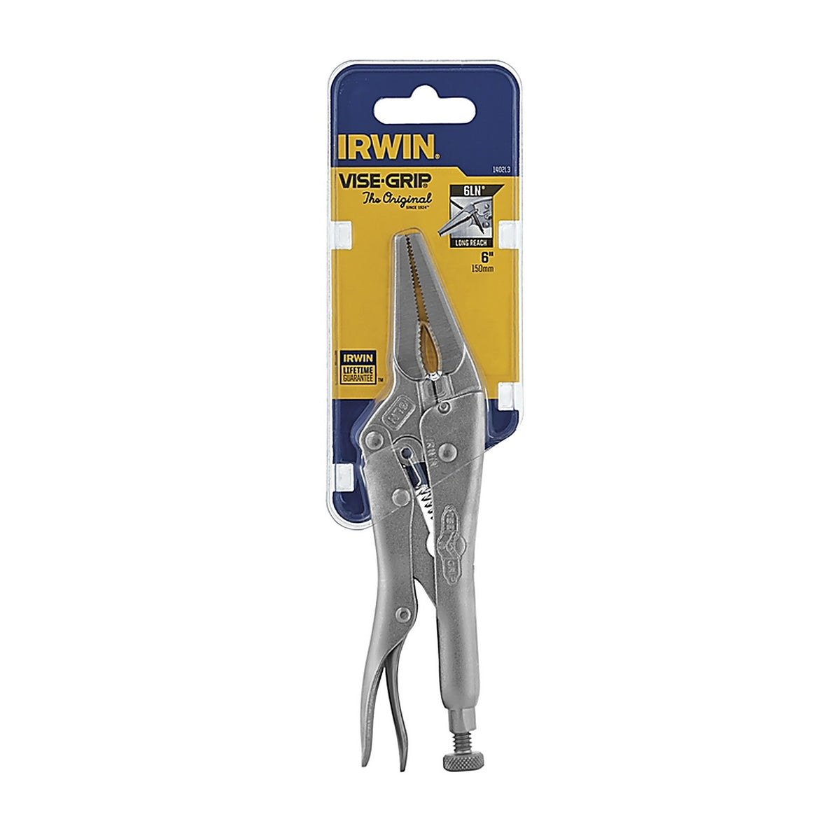 Irwin 1402L3 Vise-Grip 6 in. Alloy Steel Long Nose Locking Pliers