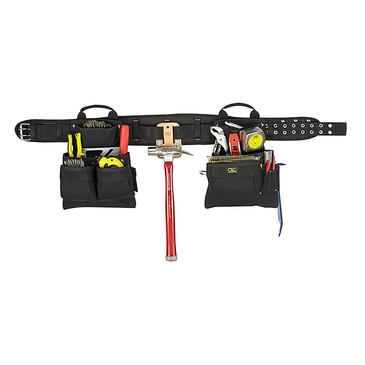 CLC - 5608 - 17 Pocket Polyester Fabric Tool Belt 24.5 In. L X 16.5 In. H Black 29 In. 46 In.