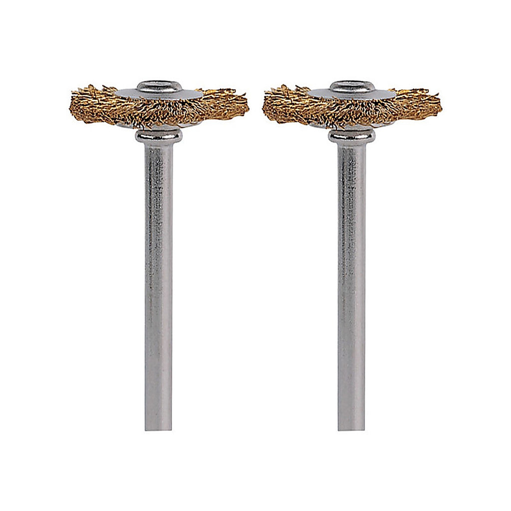 Dremel - 535-02 - 3/4 In. X 1.7 In. L Brass Brush 2 Pack