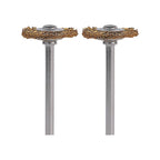 Dremel - 535-02 - 3/4 In. X 1.7 In. L Brass Brush 2 Pack