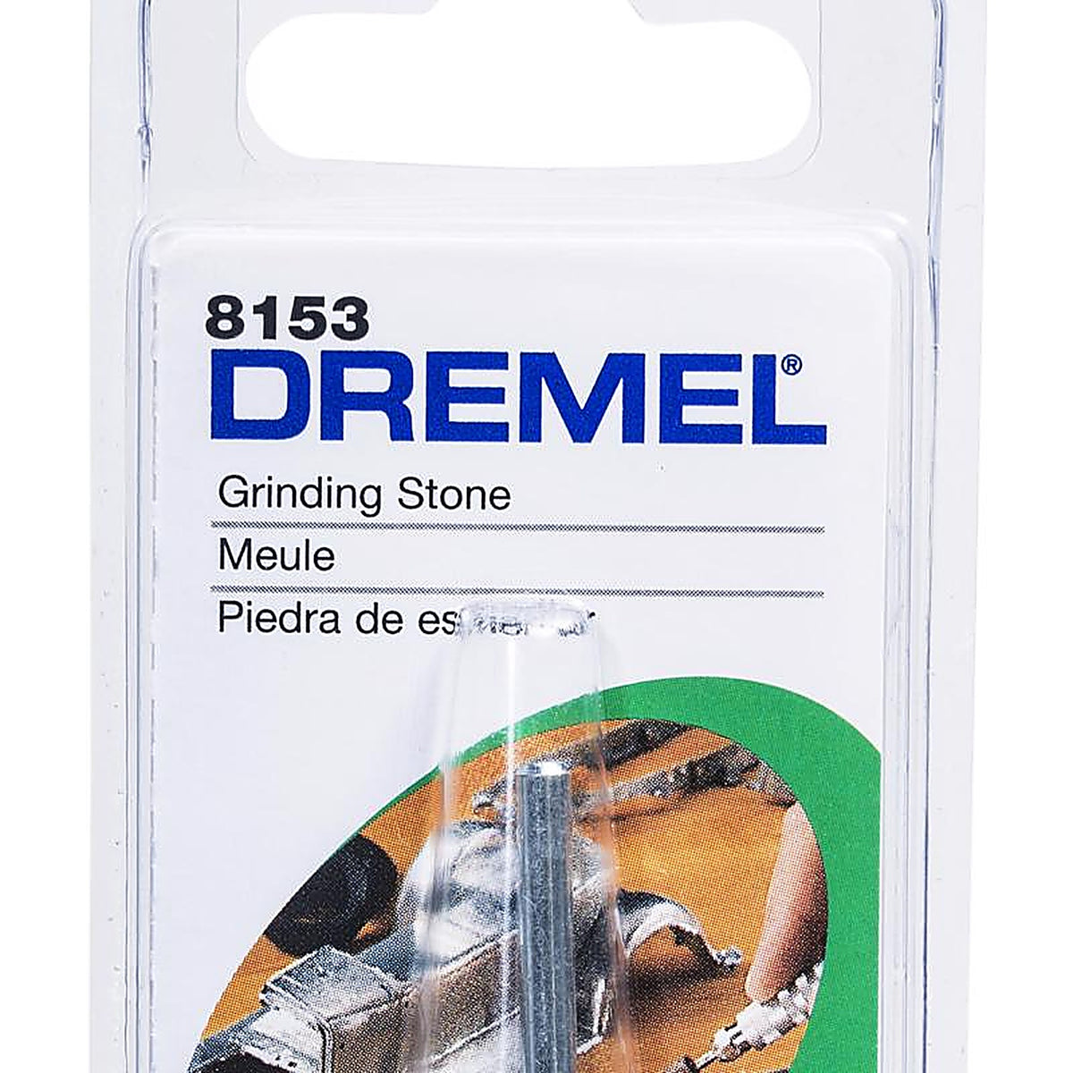 Dremel - 8153 - 3/16 In. D X 3/16 In. L Aluminum Oxide Grinding Stone Cylinder 35000 Rpm 1 Piece