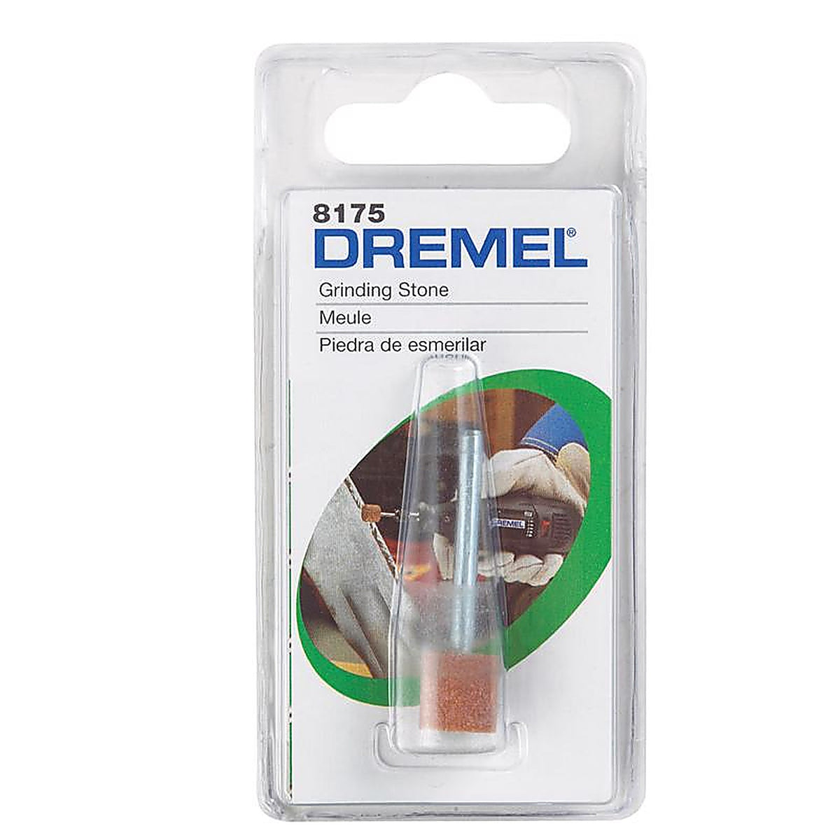 Dremel - 8175 - 3/8 In. D X 3/8 In. L Aluminum Oxide Grinding Stone Cylinder 35000 Rpm 1 Piece
