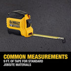 DeWalt DWHT33028M 9 ft. L X 0.5 in. W Tape Measure 1 pk