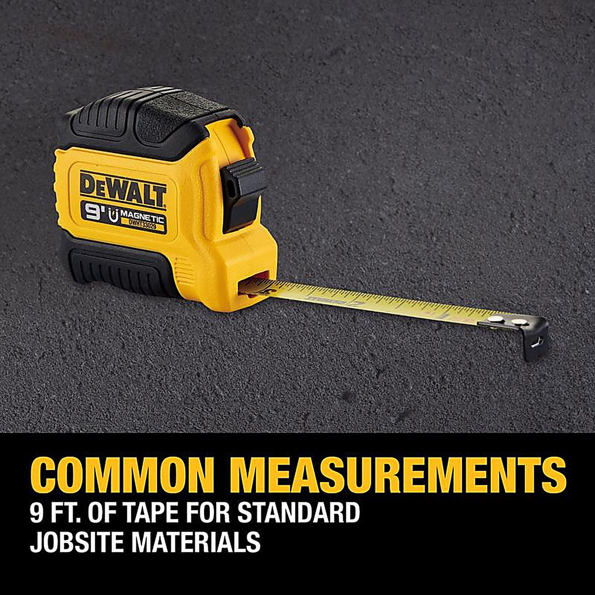 DeWalt DWHT33028M 9 ft. L X 0.5 in. W Tape Measure 1 pk