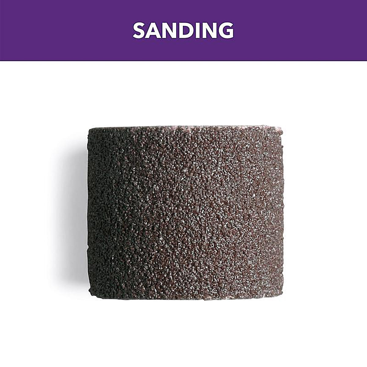 Dremel - 432 - 0.5 In. D X 1/2 In. L Aluminum Oxide Drum Sander Bands 120 Grit Fine 6 Piece