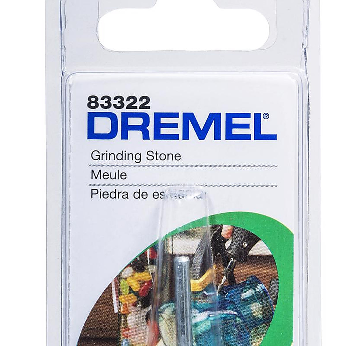 Dremel - 83322 - 1/8 In. D X 1/8 In. L Silicon Carbide Grinding Stone Conical 35000 Rpm 1 Piece