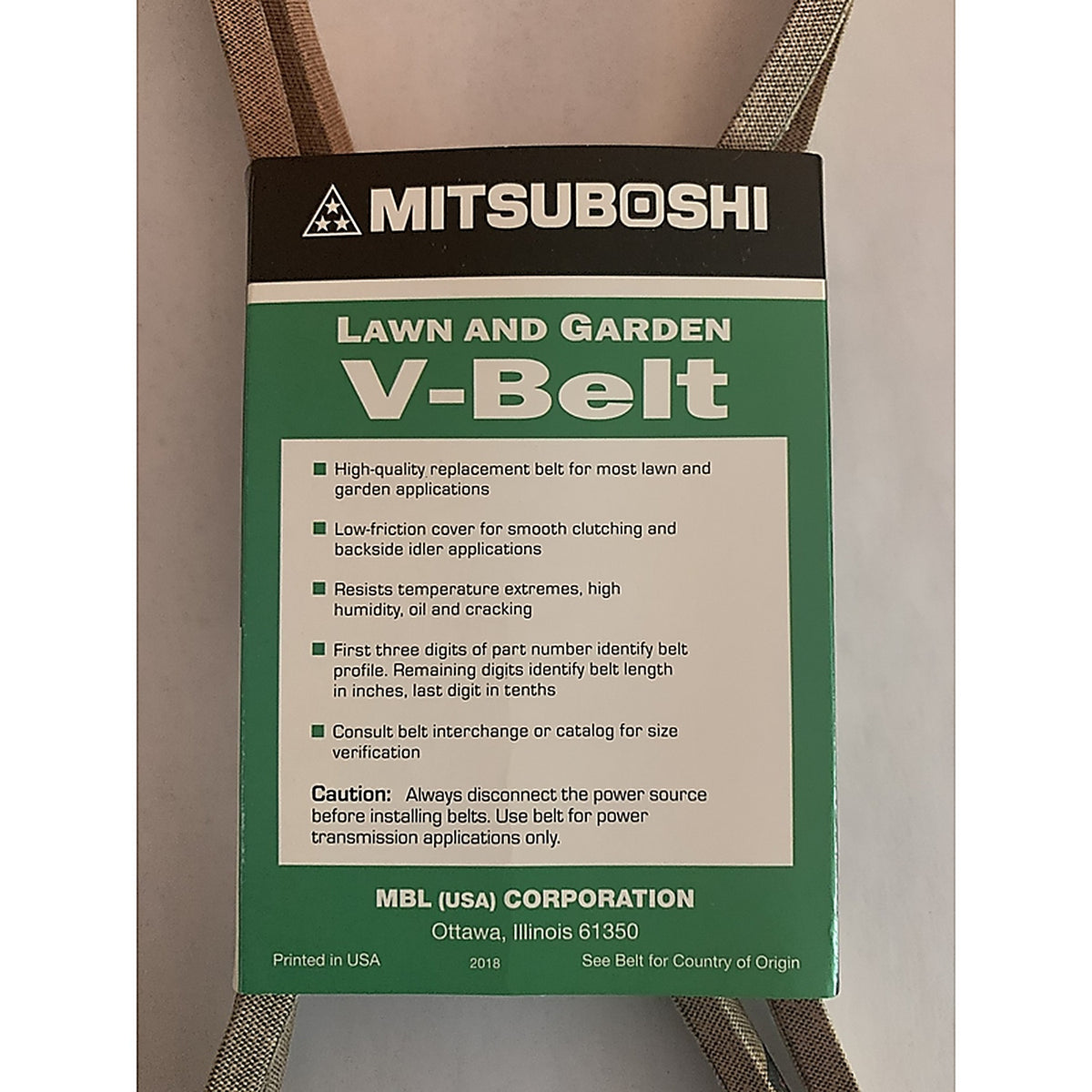 Mitsuboshi - 4LK540A - Super KB Standard V-Belt 0.5 In. W X 54 In. L for Riding Mowers