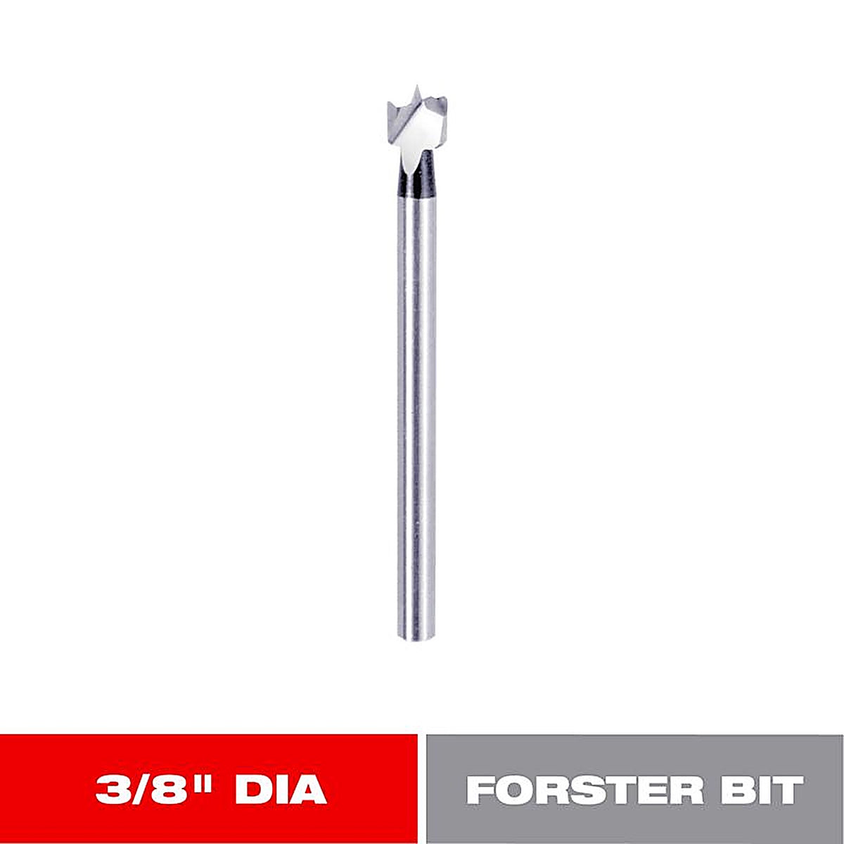 Diablo FB-002 3/8 in. S X 3-1/2 in. L High Speed Steel Forstner Drill Bit 1 pc