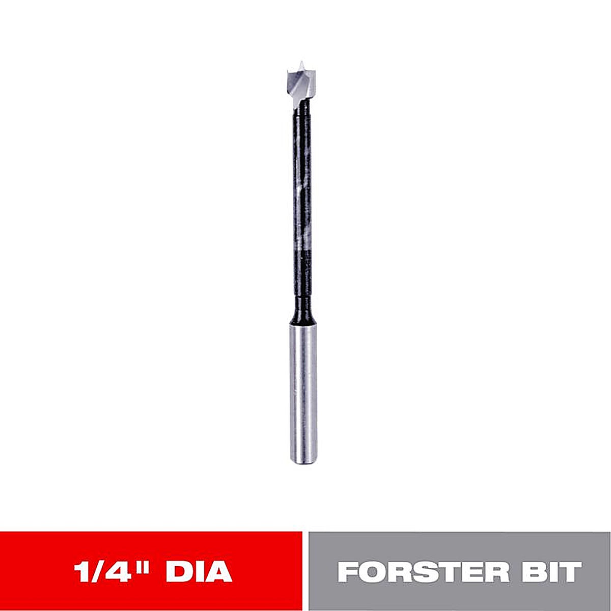 Diablo FB-001 1/4 in. S X 3-1/2 in. L High Speed Steel Forstner Drill Bit 1 pc
