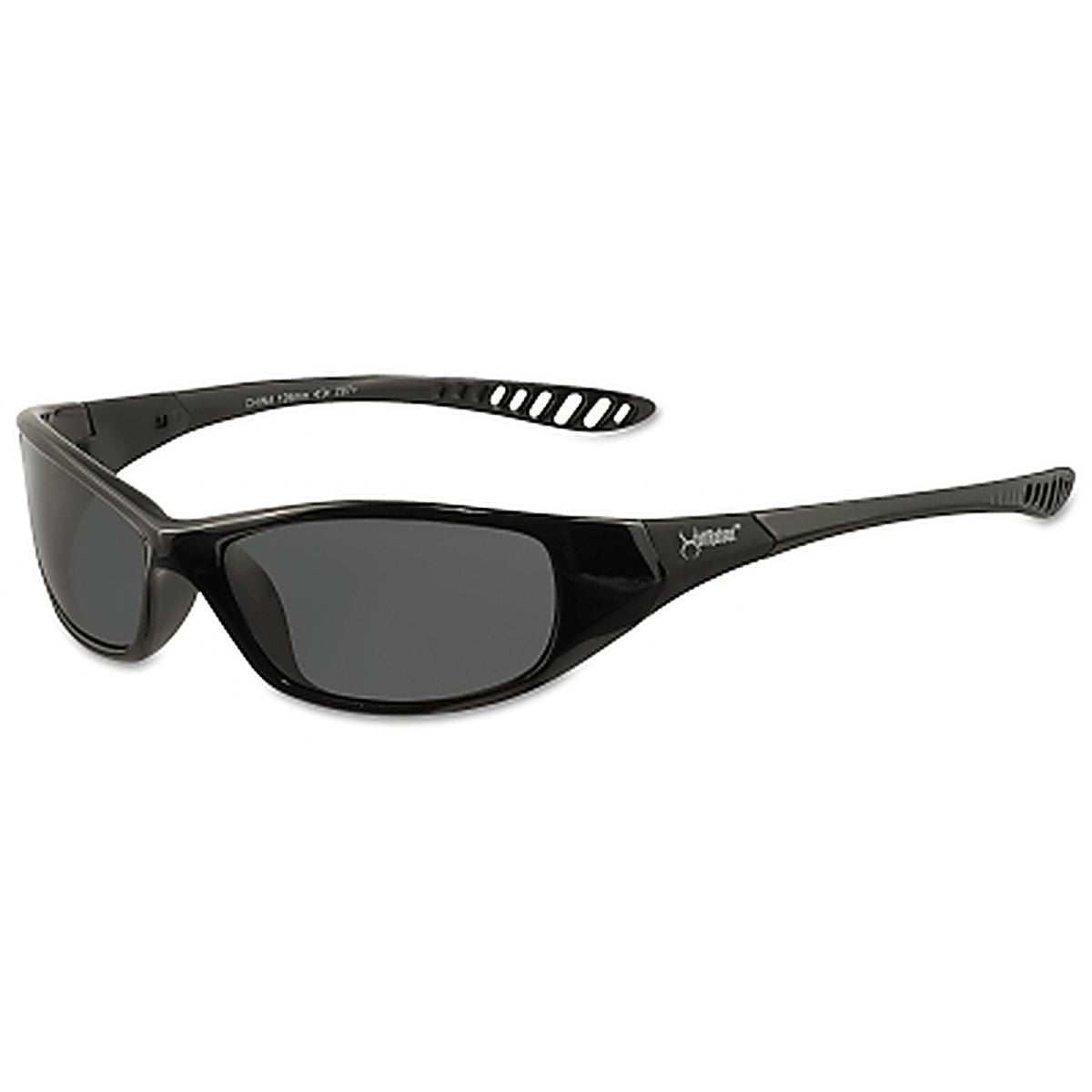 Kimberly Clark - 25714 - V40 Hellraiser Safety Glasses, Smoke Polycarbonate Lens, Uncoated, Black, Nylon