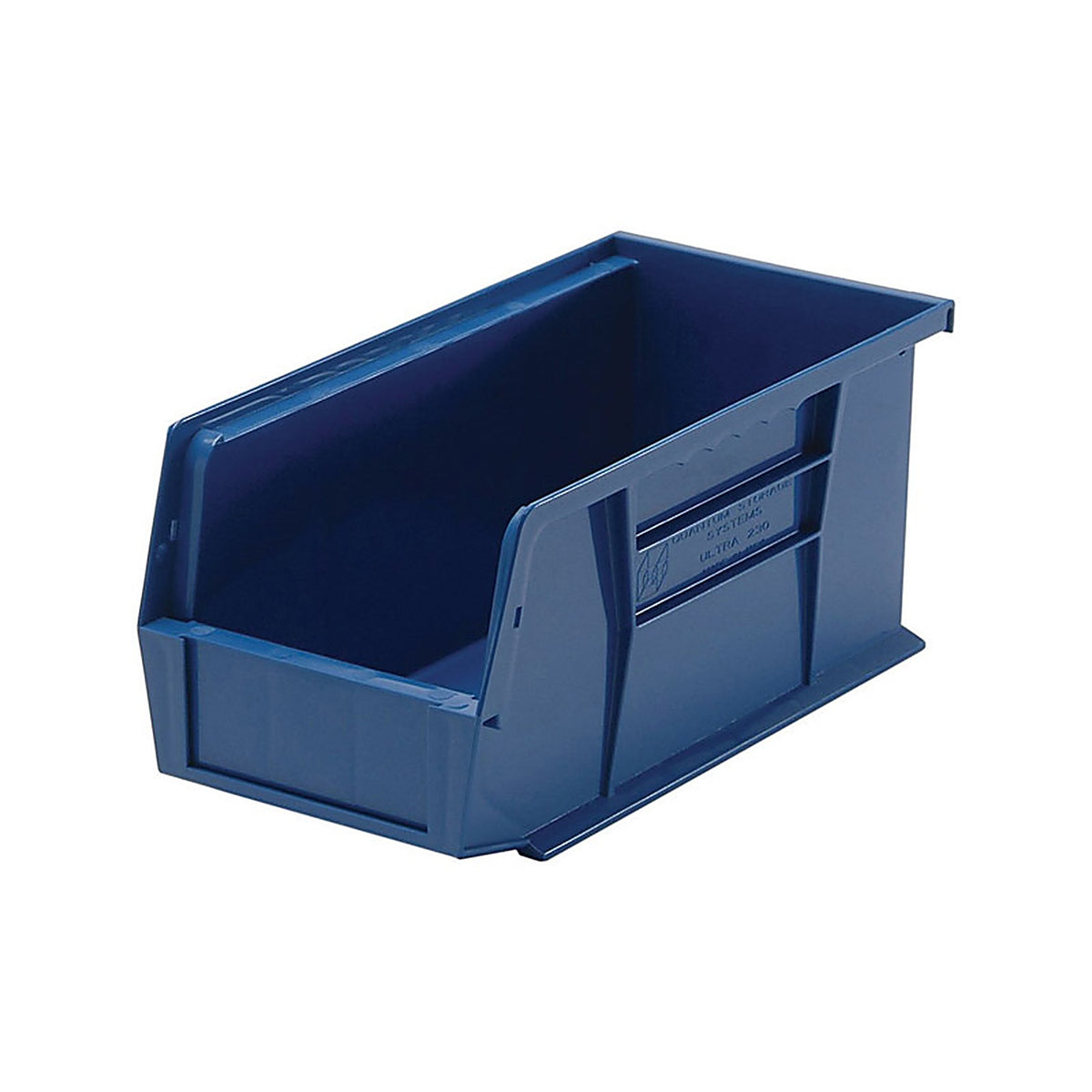 Quantum Storage QUS230BL 5-1/2 in. W X 4-3/4 in. H Tool Storage Bin Polypropylene 1 compartments Blue
