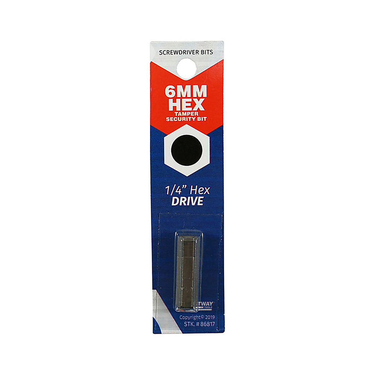 Best Way Tools 86817 Ball Hex 6 mm x 1 in. L Tamper-Proof Security Bit Carbon Steel 1/pc.