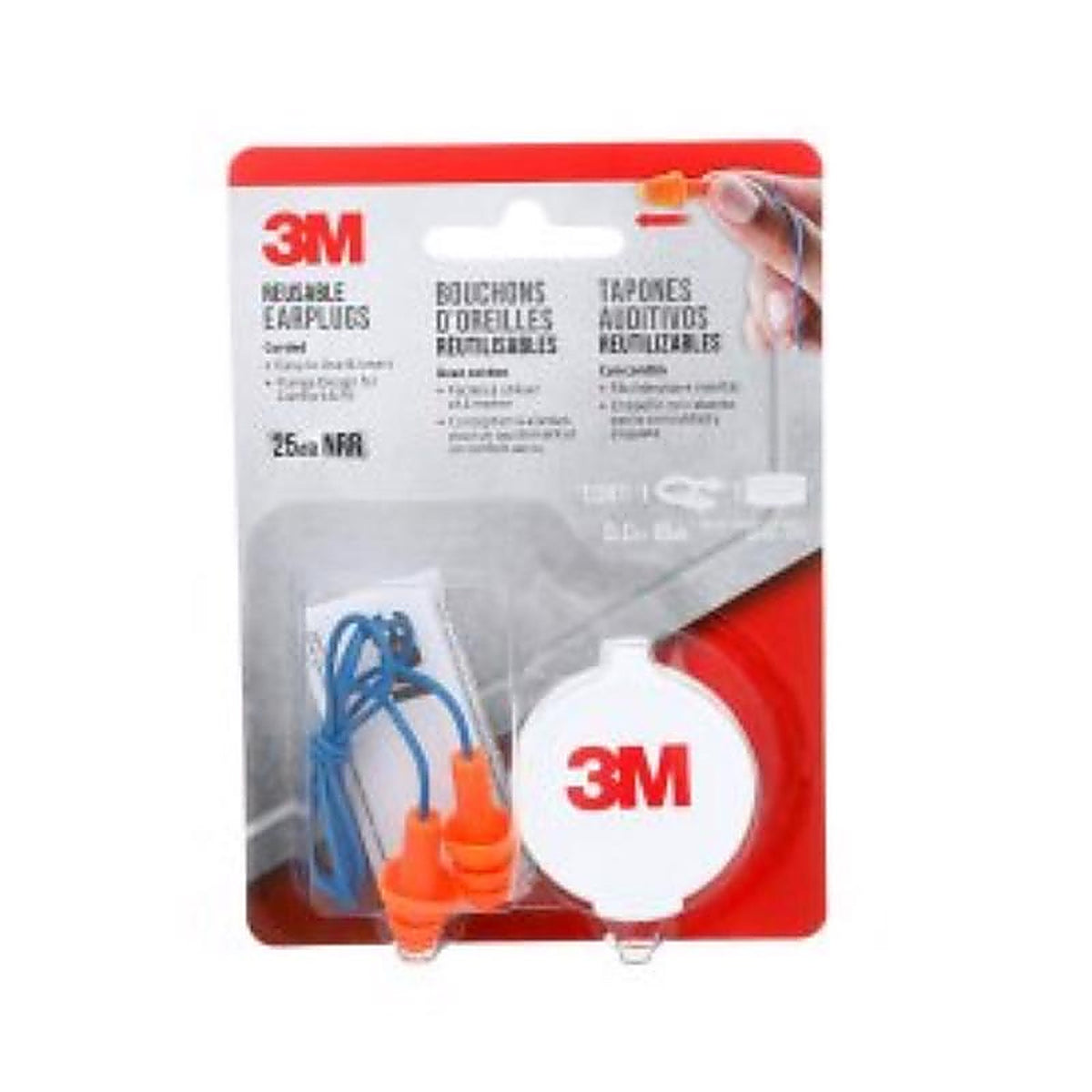 3M 90586H1-DC 25 dB PVC Ear Plugs Blue/Orange 1/Pack