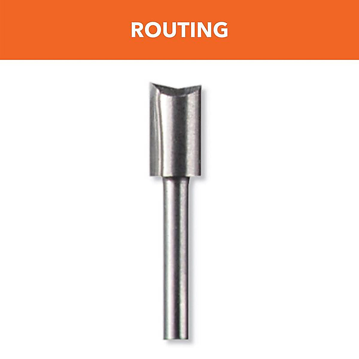 Dremel - 654 - 1/4 In. D X 1/4 In. X 2-1/4 In. L High Speed Steel 1-Flute Straight Router Bit