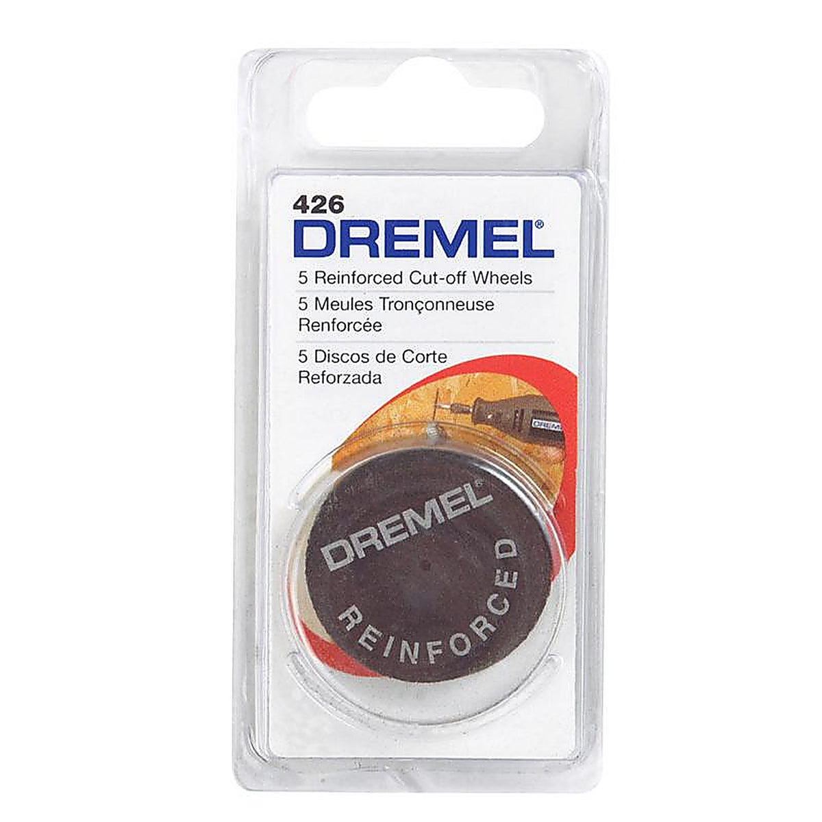 Dremel - 426 - 1-1/4 In. D X 1/8 In. Fiberglass Metal Cut-Off Wheel 5 Piece