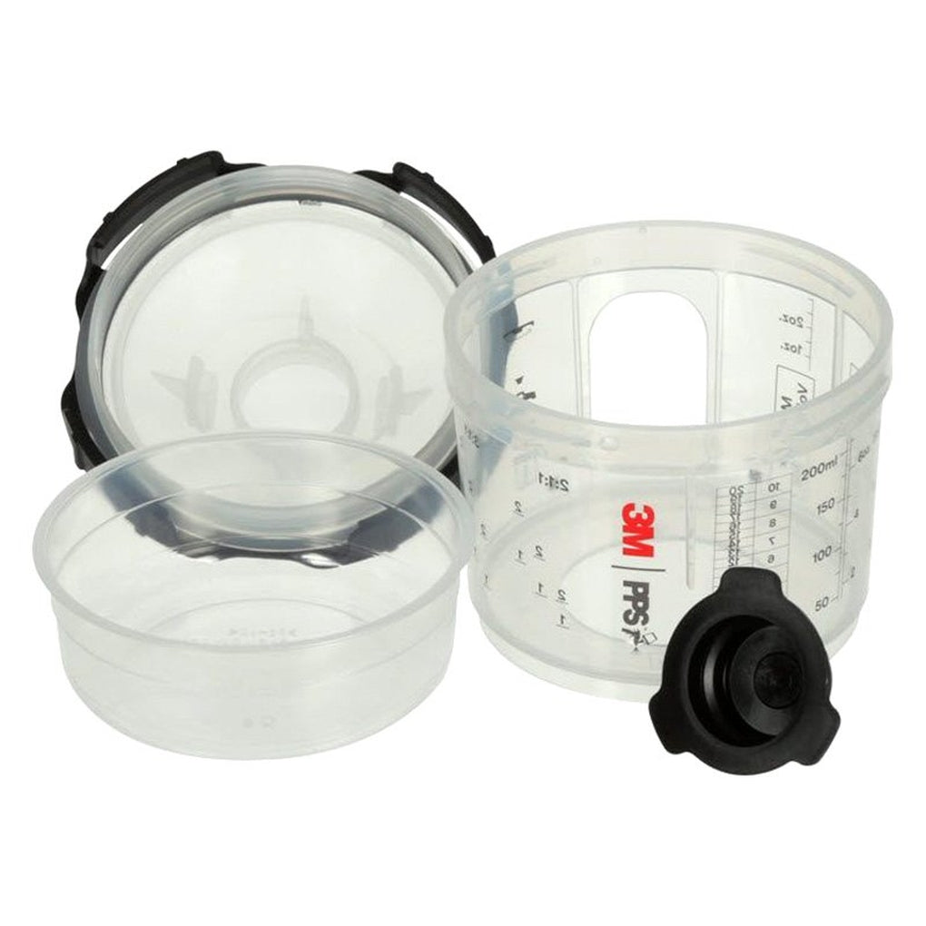 3M 26028 PPS Series 2.0 Spray Cup System Kit, Micro (3 fl oz, 90 mL), 200 Micron Filter