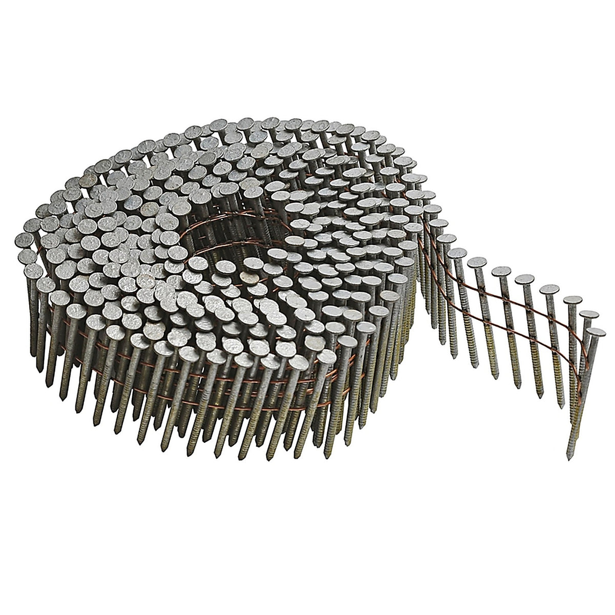Bostitch - C4R80BDG - 1-1/2 In. L X 11 Ga. Angled Coil Galvanized Siding Nails 15 Deg 4,200 Pack