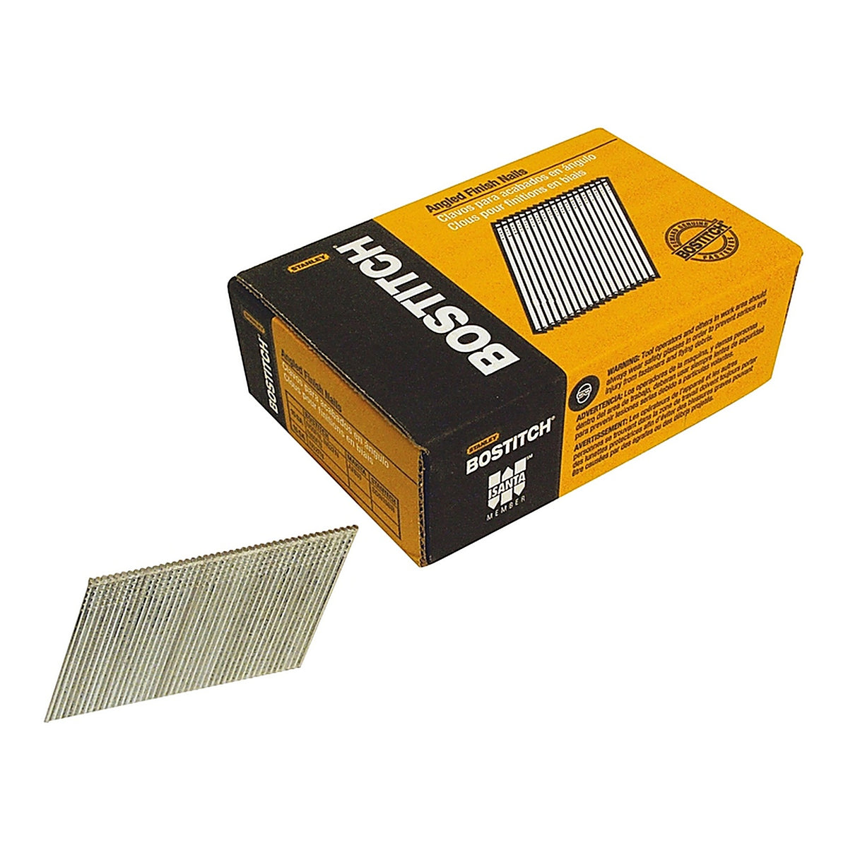 Bostitch - FN1536 - 2-1/4 In. L X 15 Ga. Angled Strip Coated Finish Nails 3,655 Pack
