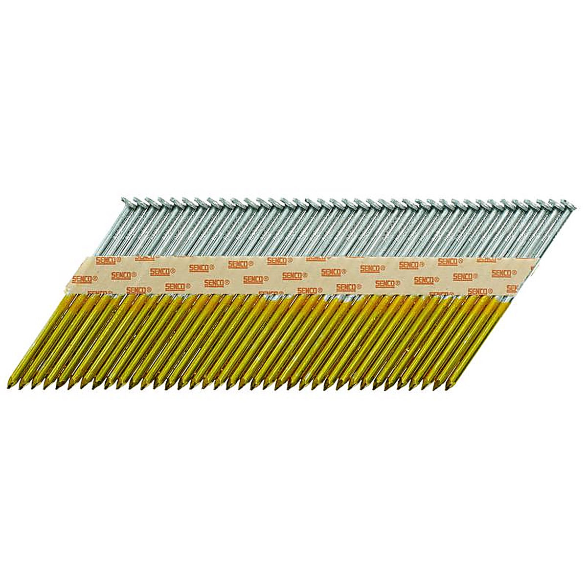 Senco - KC27ASBX - 3 In. L X 16 Ga. Angled Strip Hot-Dip Galvanized Framing Nails 34 Deg 2,500 Pack