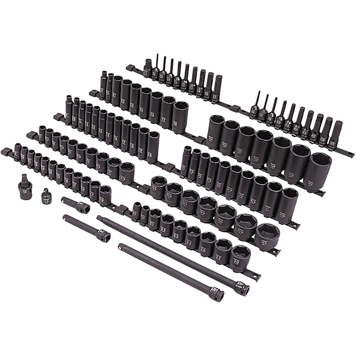 Sunex Tools - 26102 - 102 Piece 1/2 Inch Dr Master Impact Socket Set
