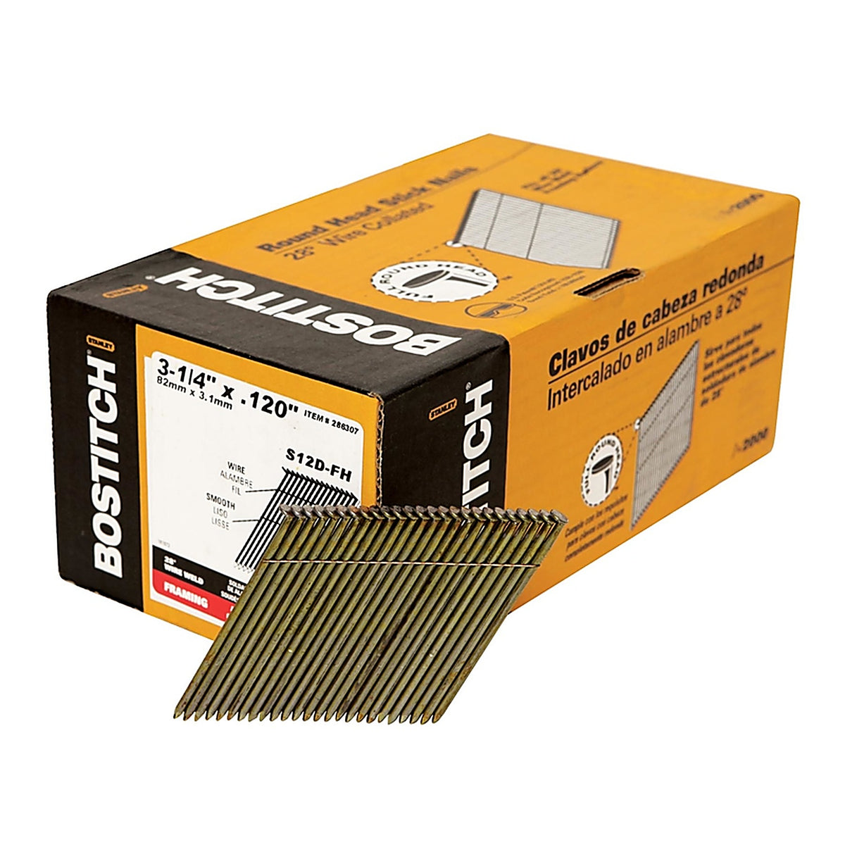 Stanley Bostitch S16D131-FH Wire Strip Framing Nails 2000/Pack