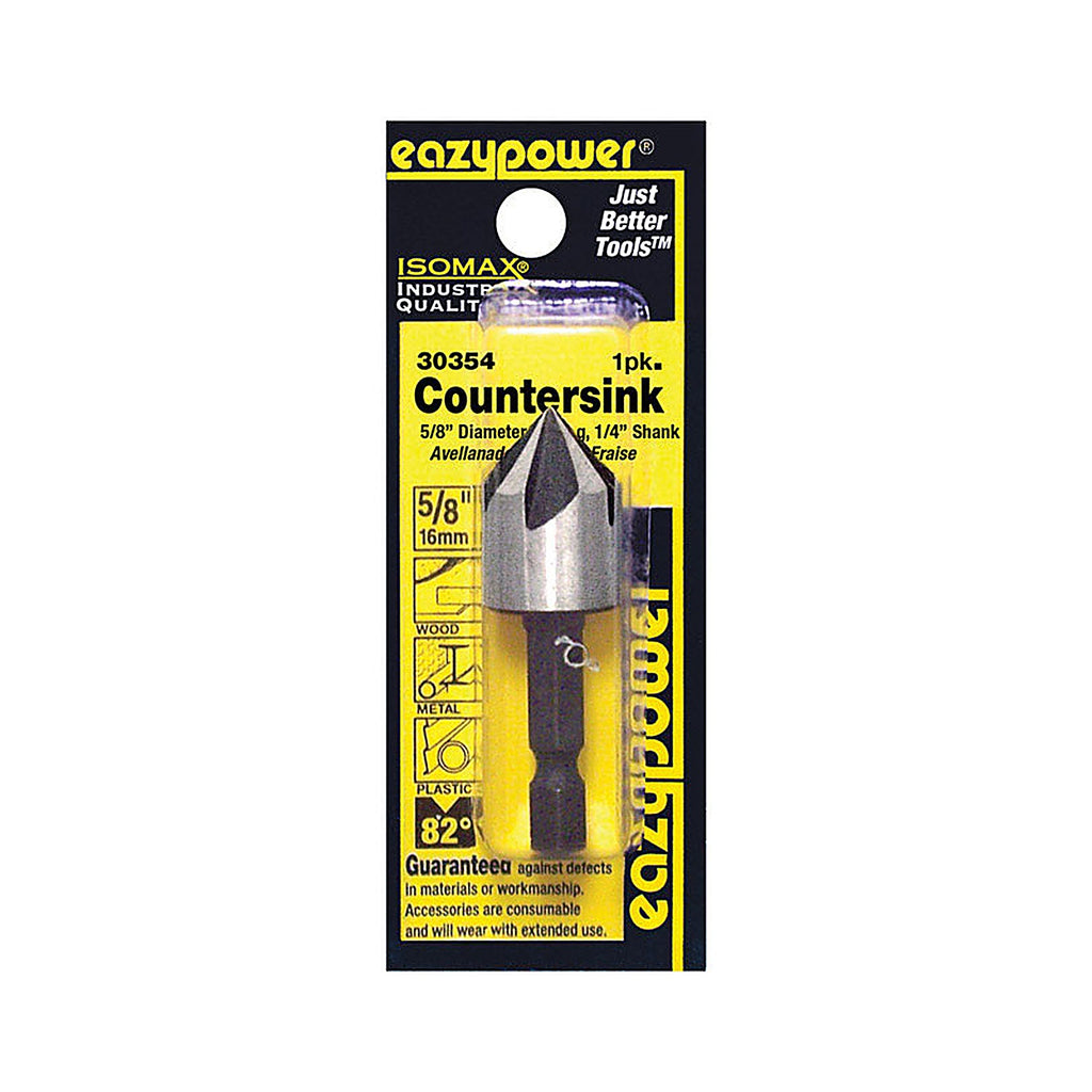 Eazypower - 30354 - Isomax 5/8 In. X 5/8 In. D Tool Steel Countersink Countersink Bit 1 Piece