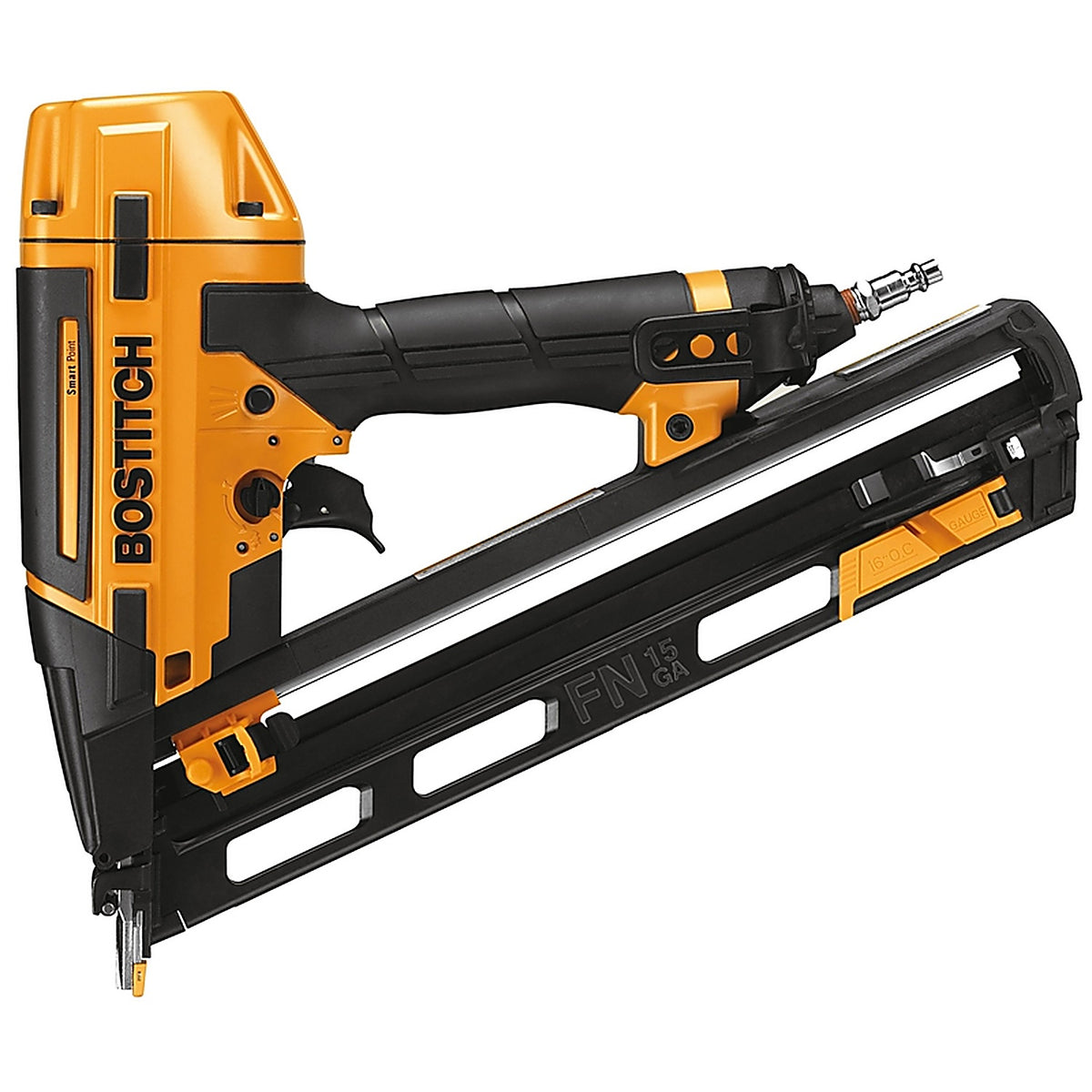 Bostitch BTFP72156 Smart Point Pneumatic 15 Ga. Finish Nailer Kit
