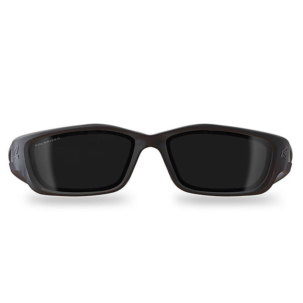 Edge Eyewear - TSK-XL216 - Kazbek XL Polarized Safety Glasses Smoke Lens Black Frame 1 Pack