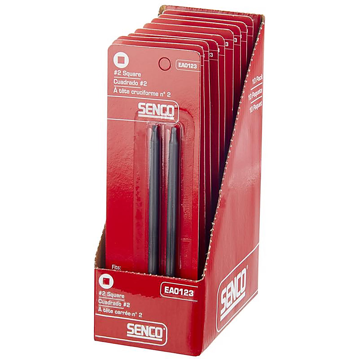 Senco - EA0123 - Duraspin Square #2 X 5 In. L Driver Bit Steel 2 Pack