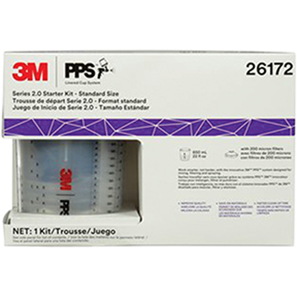 3M 26172 PPS Series 2.0 6-Pack Starter Kit, Standard (22 fl oz, 650 mL)