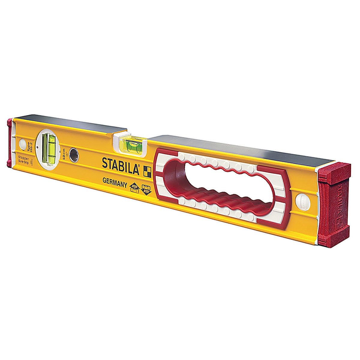 Stabila - 37416 - 16 In. Aluminum Type 196 Heavy Duty Level 3 Vial