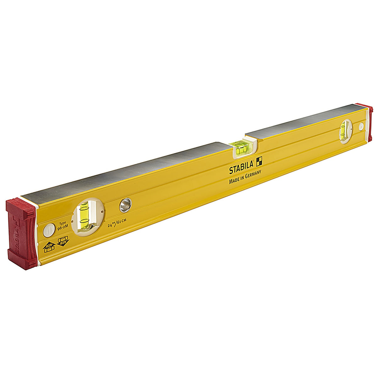 Stabila - 38624 - 24 In. Aluminum Magnetic Type 96 M Level 3 Vial