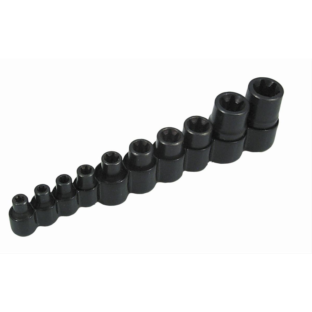 Lisle 26280 10 Pc. Master Female Torx Socket Set