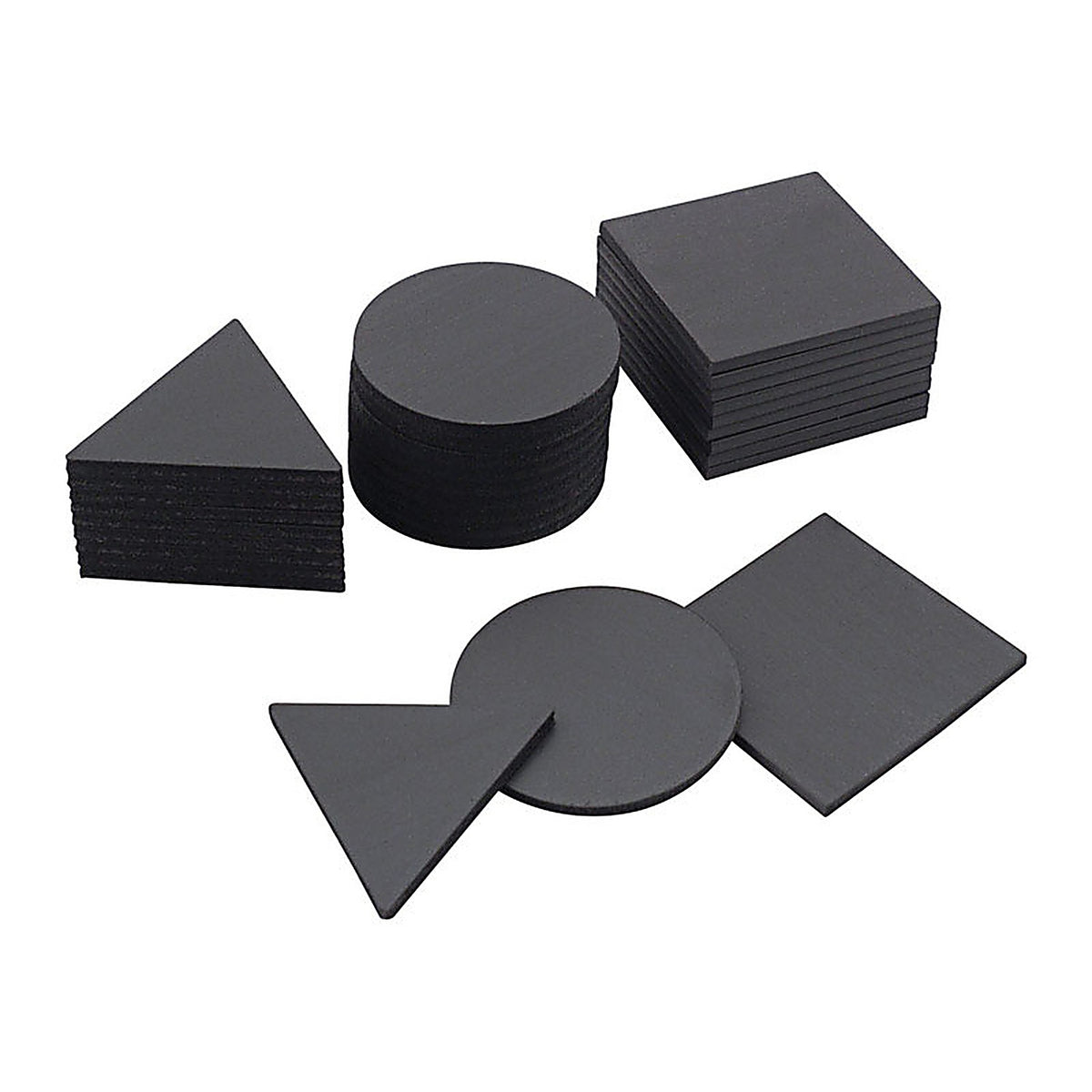 Master Magnetics 7257 .08 in. Ferrite Powder/Rubber Polymer Resin Flexible Magnetic Shapes 0.8 MGOe Black